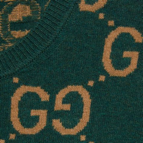 pantera maglione gucci donna|Gucci Maglione in jacquard e lana bouclé GG.